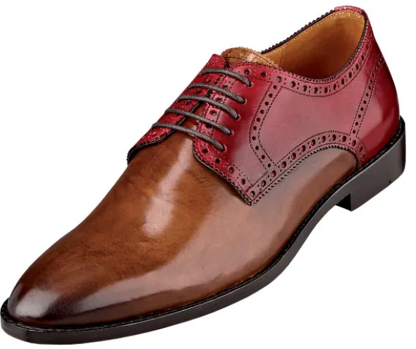 Eleganter Sinnfonie Schnürhalbschuh mit Lyralochungen