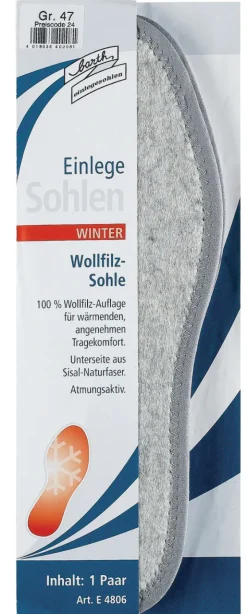 barth Wollfilz-Einlegesohle