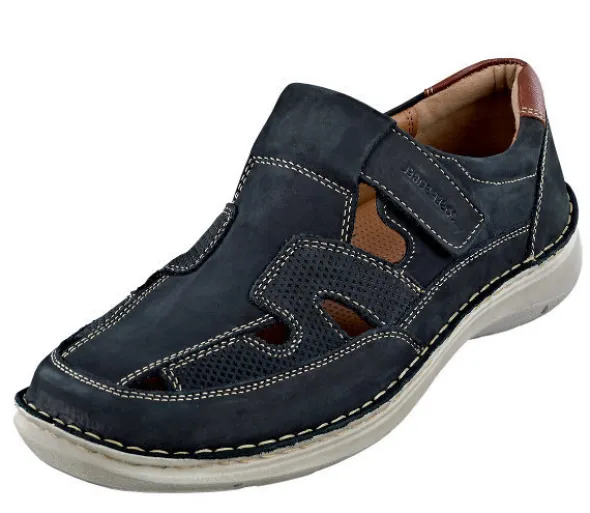 Bequemer Slipper mit Klettverschluss in Extraweite