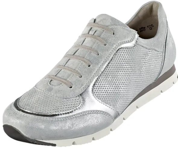 Bequemer Sneaker mit Phyton Print oder Perforation