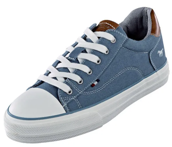 Canvas Sneaker mit dicker Sohle von Mustang