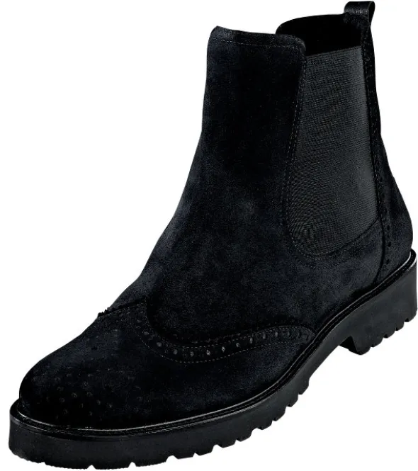 Chelsea Boots in Budapester Form mit Flügelkappe und Lyralochung