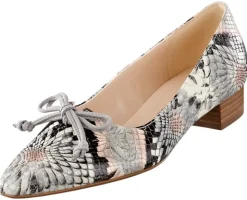 Edler Pumps mit Zierschleifchen