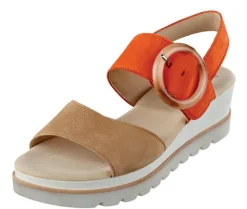 Elegante Gabor Sandalette mit Keilabsatz