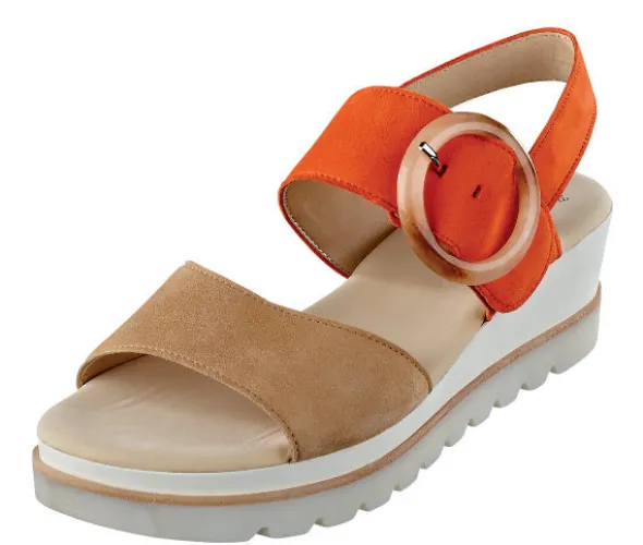 Elegante Gabor Sandalette mit Keilabsatz