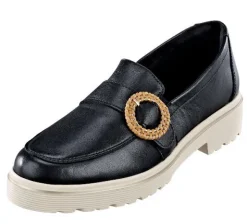 Eleganter Slipper mit Bastverzierung von Remonte