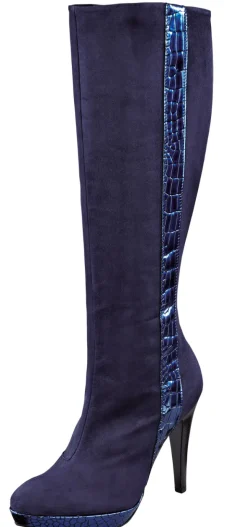 Extravaganter Schaftstiefel mit passender Tasche von Peter Kaiser