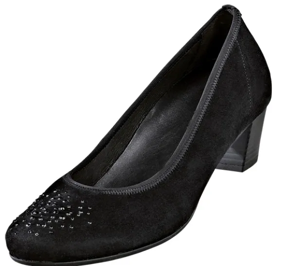 Feiner Pumps für kräftige Füße