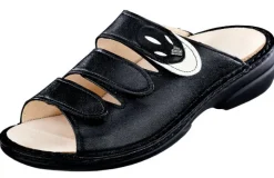 FinnComfort Pantolette mit 3 verstellbaren Klettverschlüssen