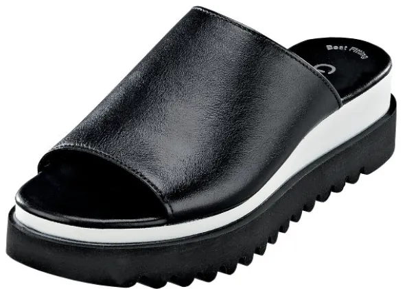 Gabor Pantolette in sommerlichen Farben und mit Plateausohle