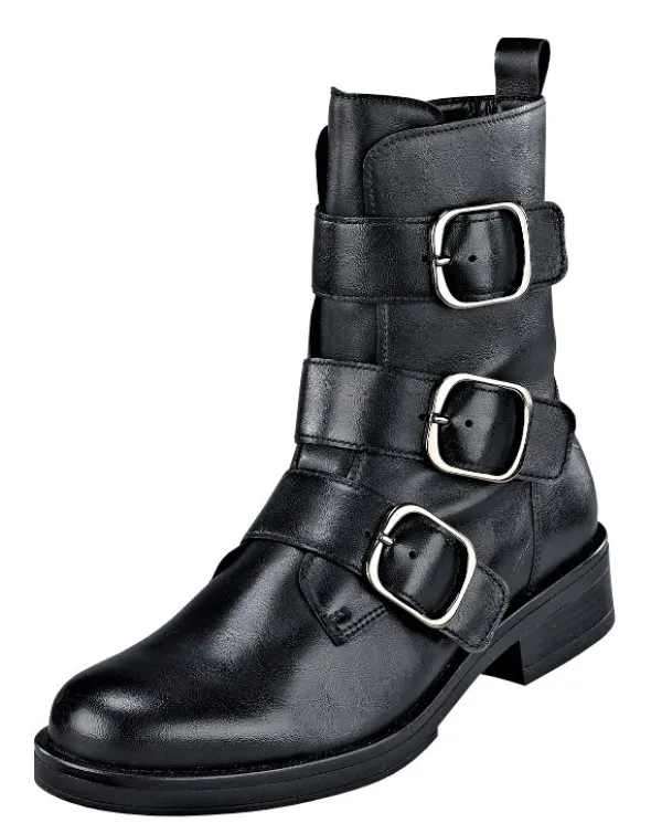 Gabor Stiefelette mit verstellbaren Schnallen am Schaft