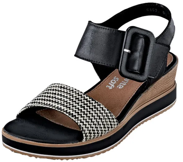 Klassische Sandalette mit Keilabsatz von Remonte