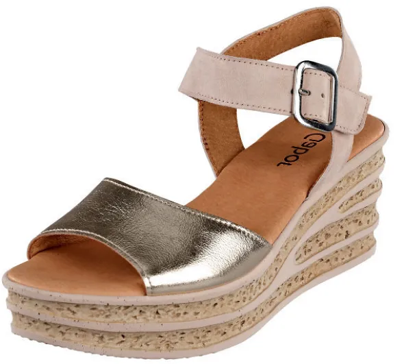 Klassisch-elegante Keilsandalette von Gabor