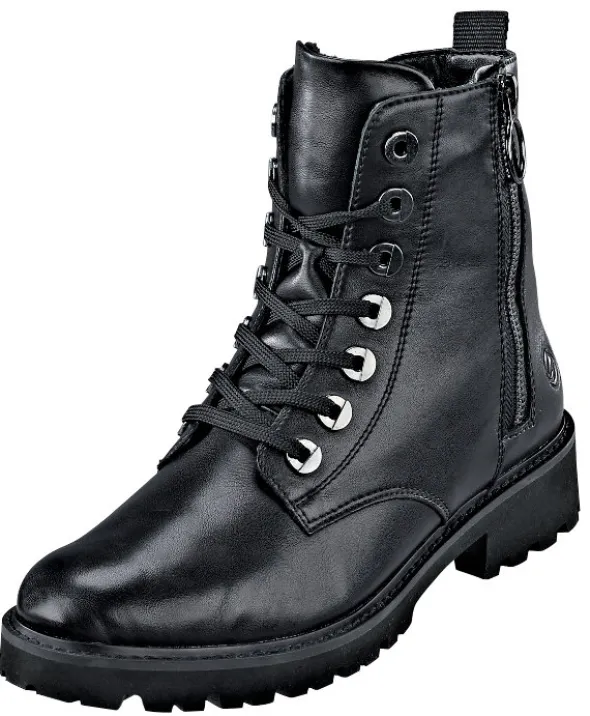 Modische Stiefelette mit beidseitig zu öffnendem Reißverschluss