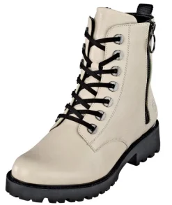 Modische Stiefelette mit beidseitig zu öffnendem Reißverschluss