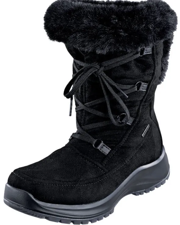 Moonboots mit Pelzkragen zum Umschlagen von Josef Seibel