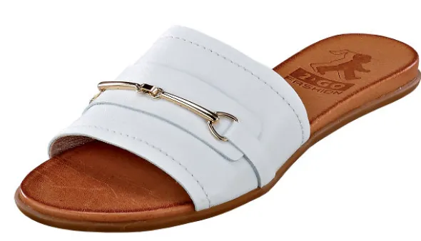 Pantolette mit Trensen-Applikation von 2 GO-fashion