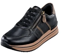Remonte atmungaktiver Halbschuh mit abgesetzten Materialdetails