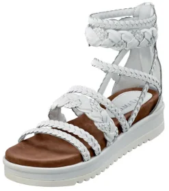 Römersandalette mit geflochtenen Riemchen von Lazamani