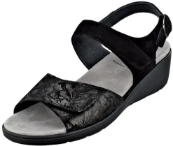 Sandalette mit Folienprint