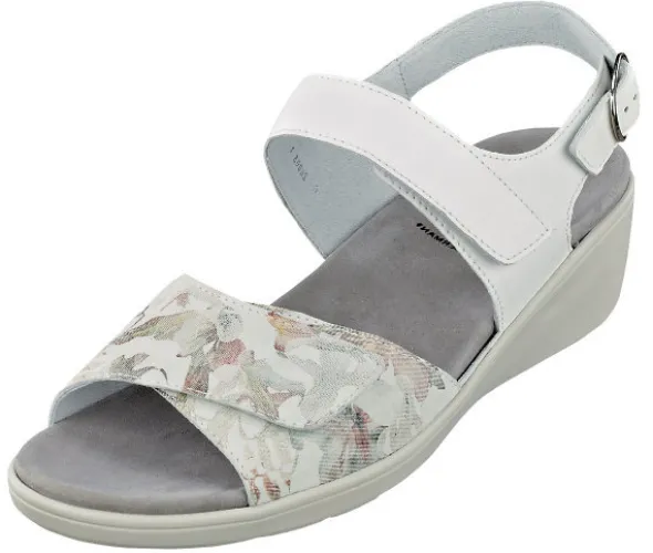 Sandalette mit Folienprint