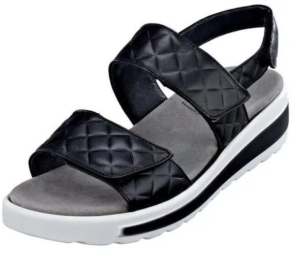 Sandalette mit quadratischer Prägung von Semler