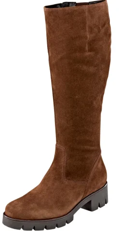 Schlichter Stiefel mit Elastikeinsatz an der Schaftinnenseite von Gabor