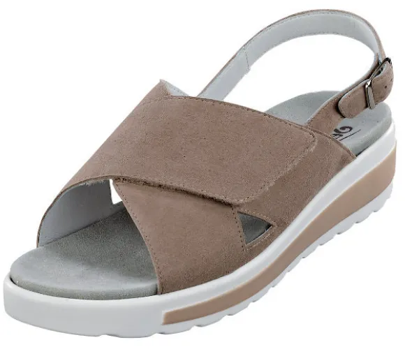 Semler Sandalette mit überkreuzten Bandagen