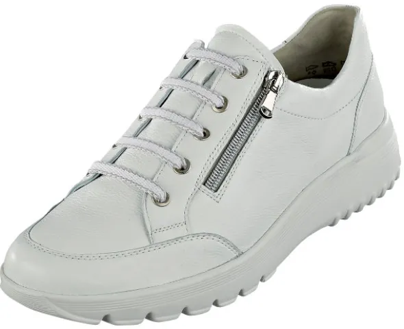 Semler Schnürschuh mit zu öffnendem Reißverschluss an der Außenseite