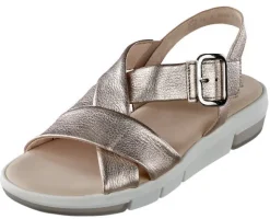Sommerliche Gabor Sandalette mit überkreuzten Riemchen