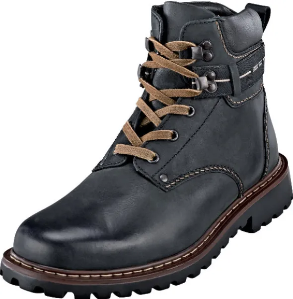 Sportlicher Schnürboots mit Lammfellfutter