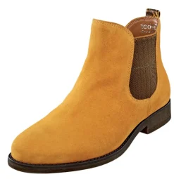 Stiefelette mit einem Besatz in Animal-Optik an der Ferse von Gabor