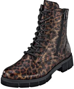 Vegane Remonte Stiefelette mit Diamantschnürsenkel