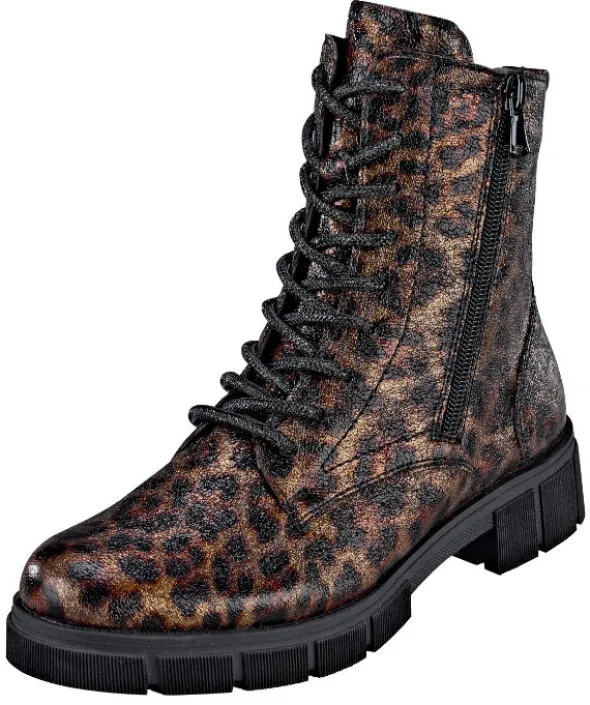 Vegane Remonte Stiefelette mit Diamantschnürsenkel